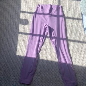 Lavender Lululemon align high rise align 25” inseam
